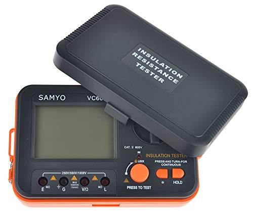 SAMYO VC60B+ Digital Insulation Resistance Tester DCV ACV Meter Megohmmeter Megohm with Test Lead - Image 3