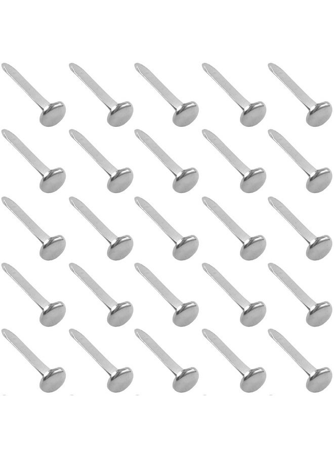 Clipco Paper Fasteners Large 1-Inch Silver Nickel Plated (100-Pack)  - Image 1