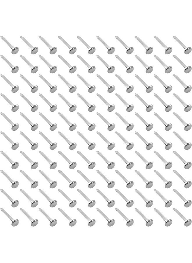 Clipco Paper Fasteners Large 1-Inch Silver Nickel Plated (100-Pack)  - Image 2