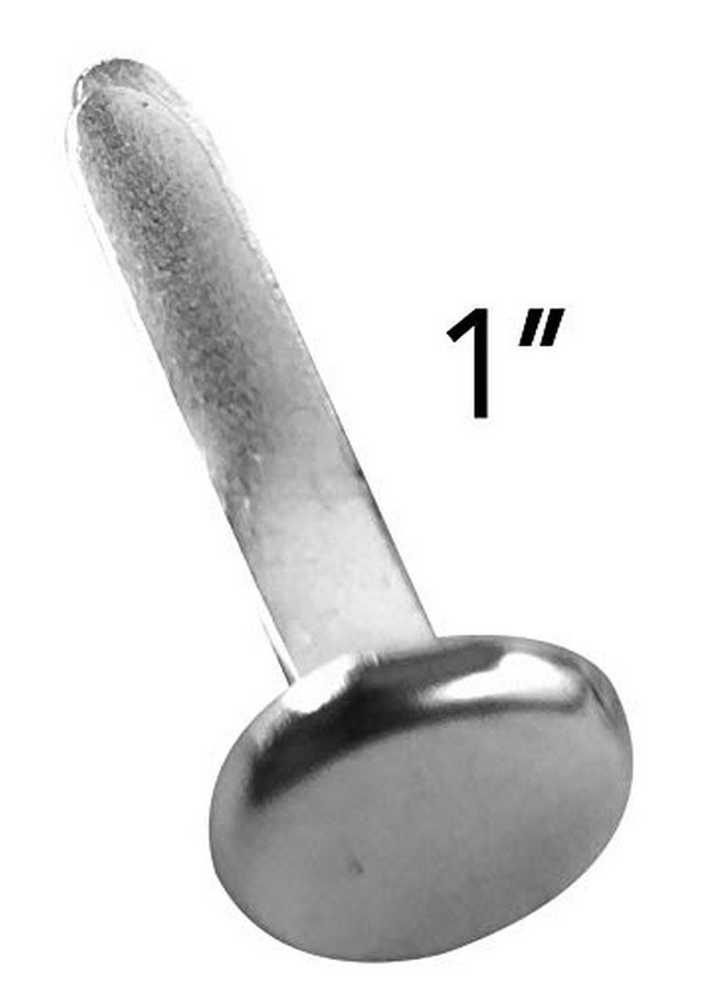 Clipco Paper Fasteners Large 1-Inch Silver Nickel Plated (100-Pack)  - Image 4