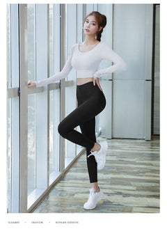 NIBEMINENT Running Fitness Sportswear Suit Yoga Bra And Pants Two-piece Set Gather High Waist Hip Hip Slim Stretch Sports Suit  - Image 2