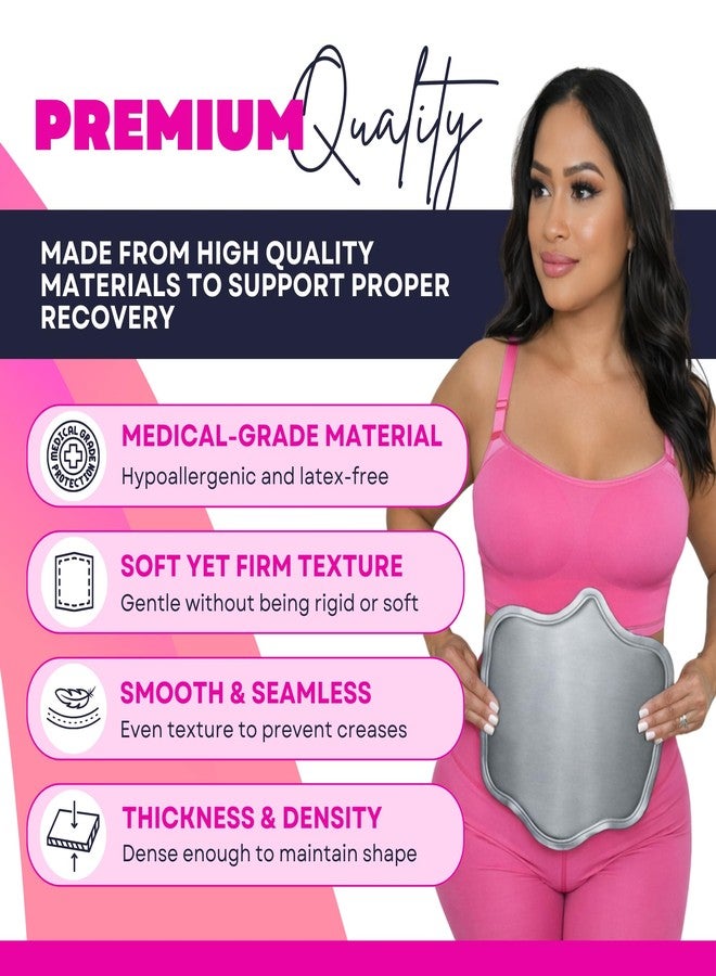 bombshell booty pillow Lipo Foam Abdominal Board Post Surgery - Compression Board for Lipo 361 & Tummy Tuck Recovery, Faja Board, Ab Board Liposuction, Tabla Abdominal Postoperatoria Grey - Image 5