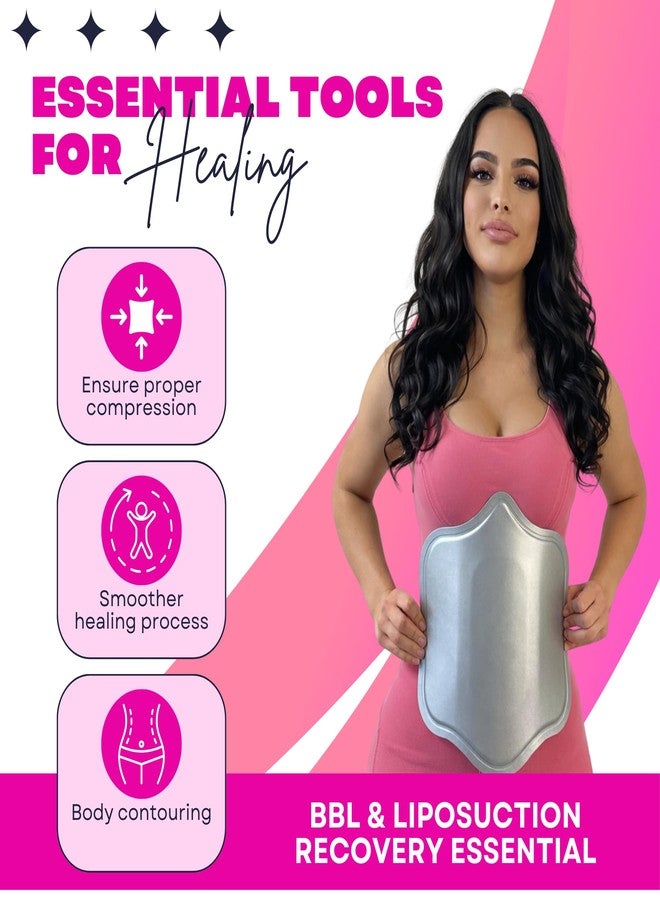 bombshell booty pillow Lipo Foam Abdominal Board Post Surgery - Compression Board for Lipo 361 & Tummy Tuck Recovery, Faja Board, Ab Board Liposuction, Tabla Abdominal Postoperatoria Grey - Image 3