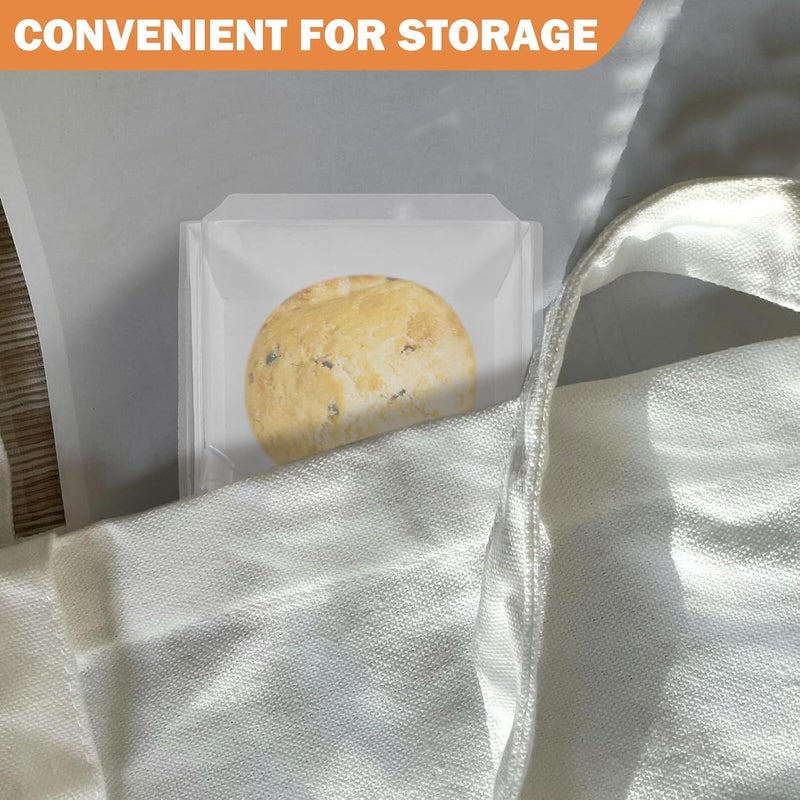 Garneck 50pcs Medium Lid Bakery Takeout Boxes Thickened White Dessert Containers for Cupcakes Muffins Pastries Food Storage - Image 4