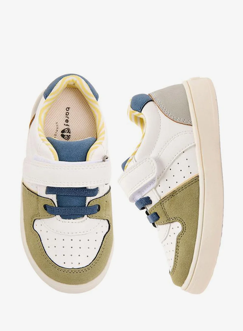 بيرفيت Boys Panelled Hook & Loop Sneakers