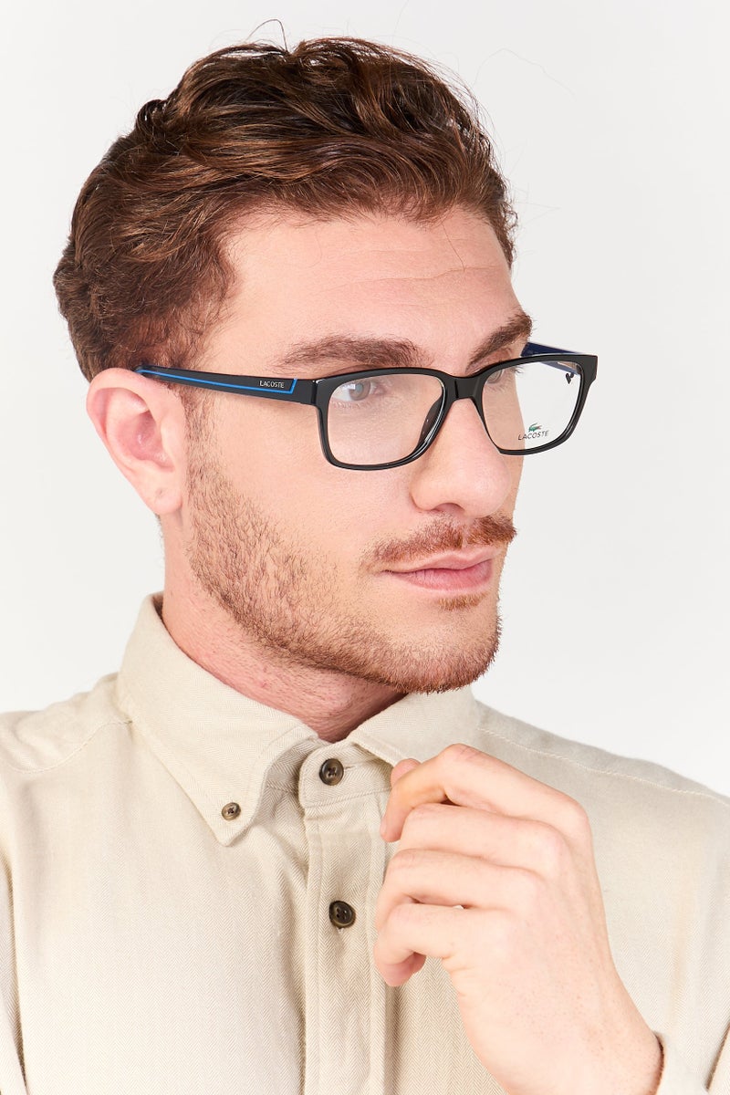 LACOSTE Men L2692 Square Eyeglasses, Black - Image 2