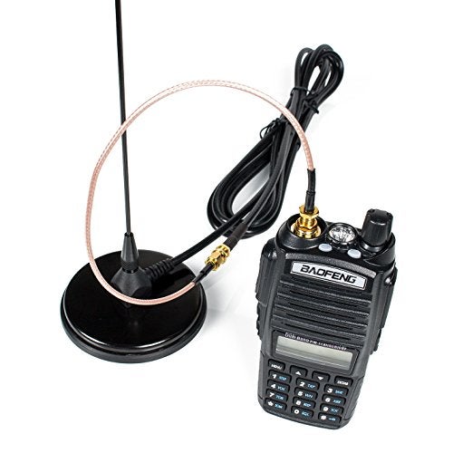 BTECH Authentic Genuine Nagoya UT-308UV 21-Inch Magnetic Mount VHF/UHF (144/430Mhz) Antenna SMA-Female for BTECH and BaoFeng Radios - Image 3