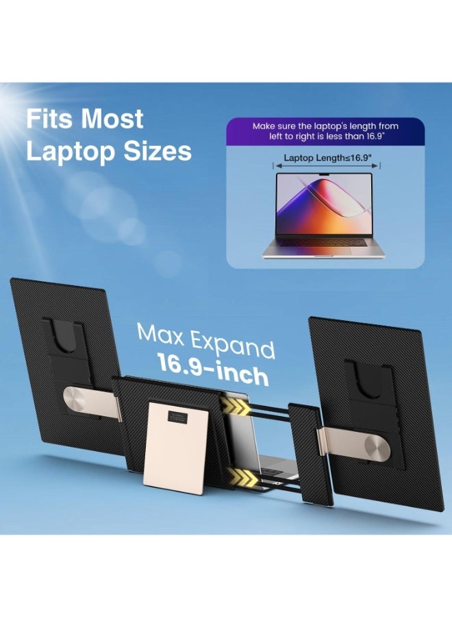 شاشة محمولة QHD 2.5K قابلة للفصل والتدوير، مقاس 16 بوصة، متوافقة مع أنظمة Windows وMac وChrome