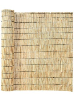 LINGWEI Bamboo Reed Privacy Fence Natural Bamboo Blinds & Lattice Willow Fence for Outdoor Garden Patio Yard Balcony or Terrace Eco Friendly Bamboo Fence Rolls for Privacy Shade & Decorative Garden Décor  - Image 1
