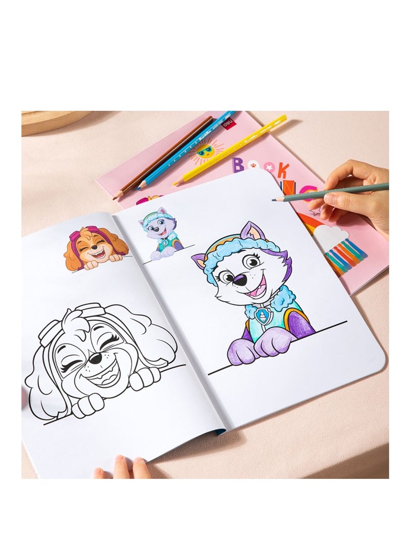 Deli كتاب رسم مكون من قطعتين بحجم A4 - Image 3