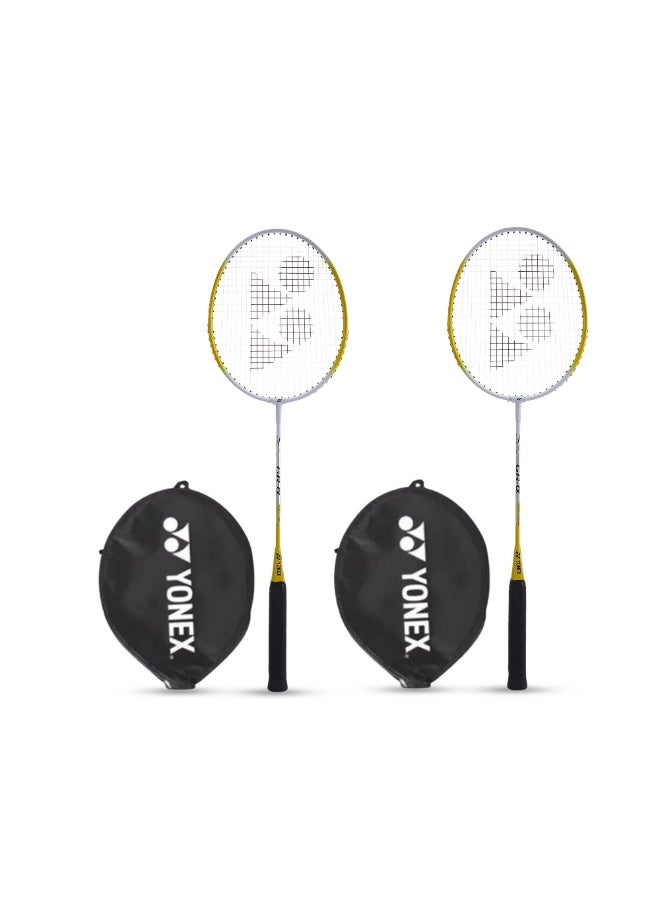 Yonex GR-Alpha-2-Player Badminton Set with 2 shuttle cock | Includes 2 Aluminum Rackets, 2 Head Cover, Shuttle cock| Lightweight & Durable | Ideal for Beginners & Recreational Play - Image 2