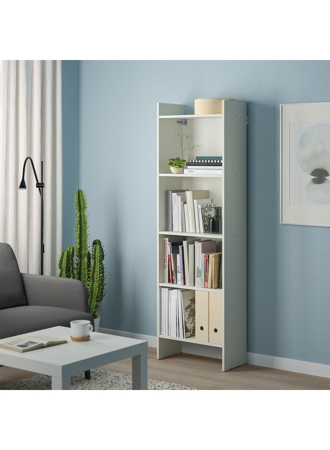 Zaboon Bookcase, White, 50X25X160 Cm - Image 4