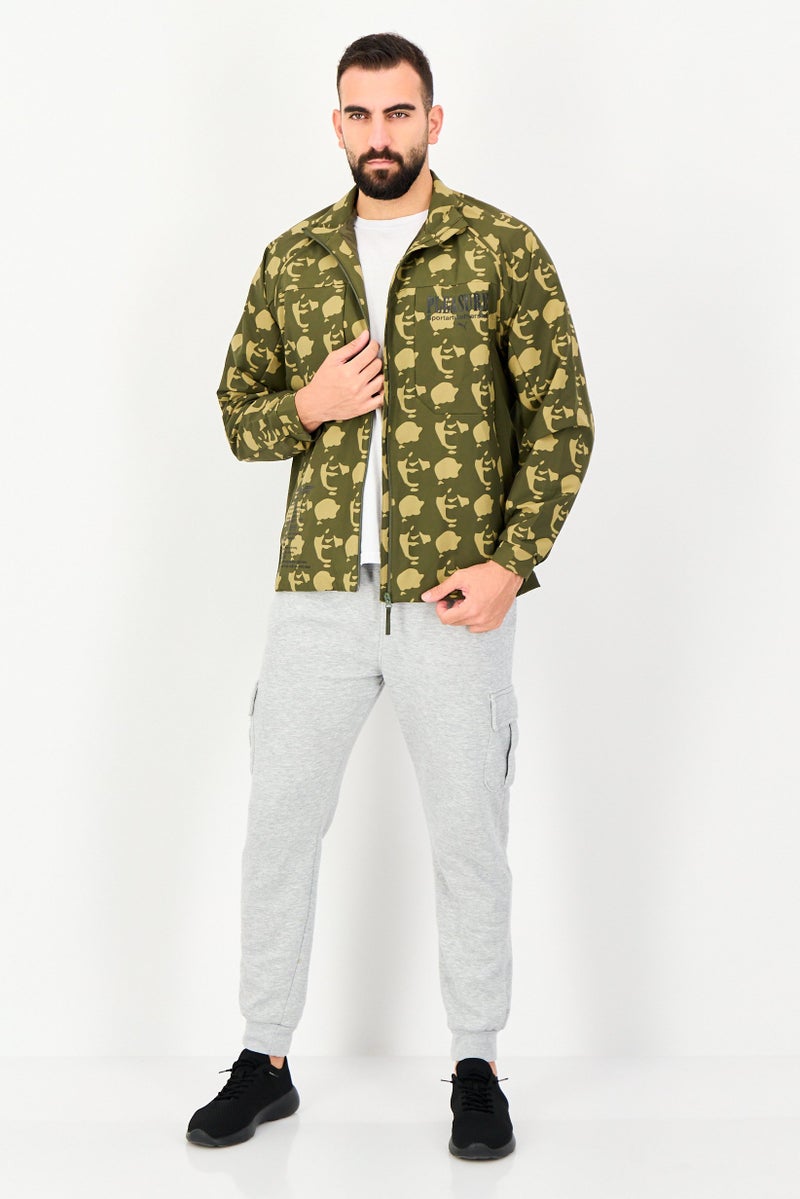 Puma x Pleasures Men Sportswear Camouflage Outdoor Full Zip Jacket, Multicolor - Image 3