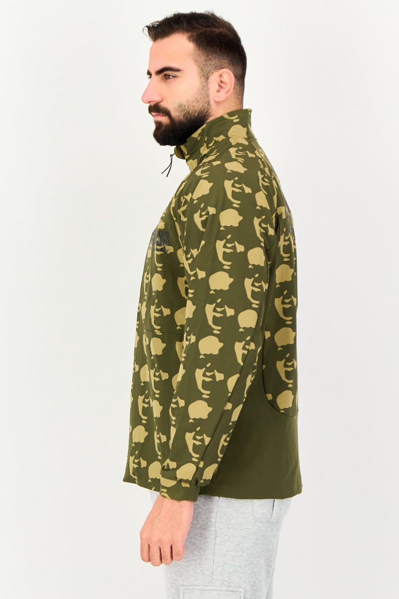 Puma x Pleasures Men Sportswear Camouflage Outdoor Full Zip Jacket, Multicolor - Image 4