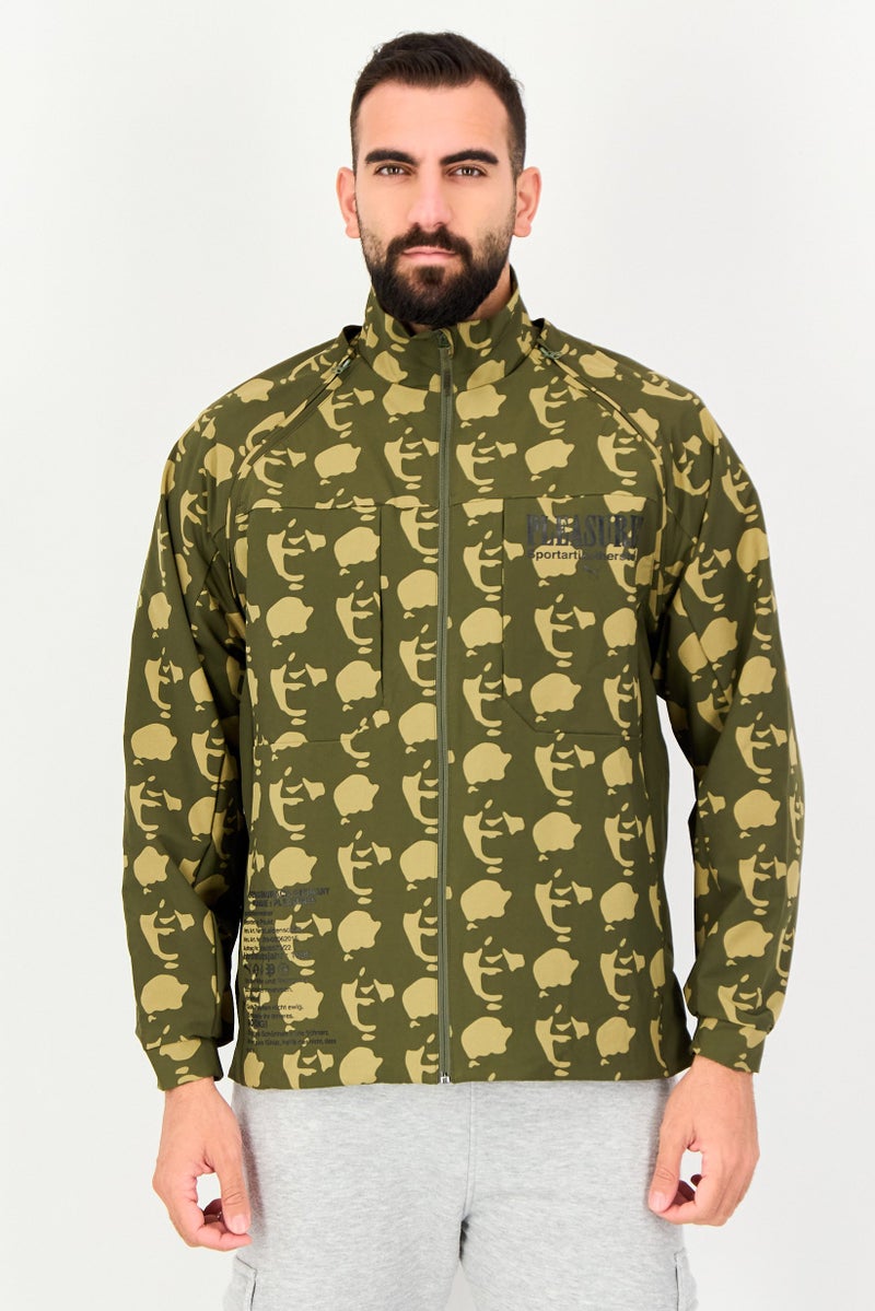 Puma x Pleasures Men Sportswear Camouflage Outdoor Full Zip Jacket, Multicolor - Image 1