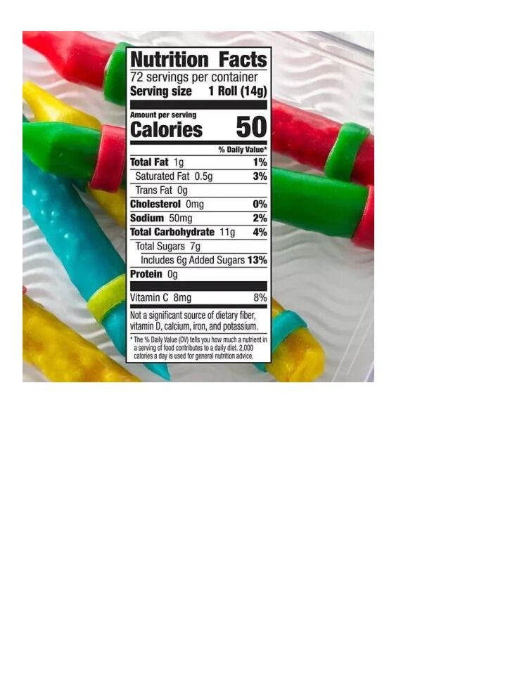 FRUIT ROLL-UPS Strawberry & Tropical Tie Dae 1 Pack 1.02kg (72 pcs)