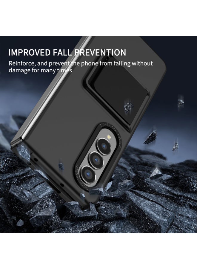 general Phone Case for Samsung Galaxy Z Fold 7 5G 2025 with Camera Cover Kickstand Stand Slim Hard Hybrid Back Full Body Dual Layer Protection Cell Accessories  Z  Fold 7 5G Women Men - Image 4
