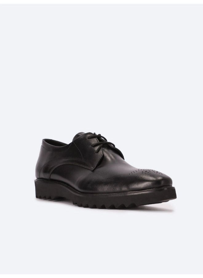 Mr.joe - Men Oxford shoes Genuine Leather Black - Image 1