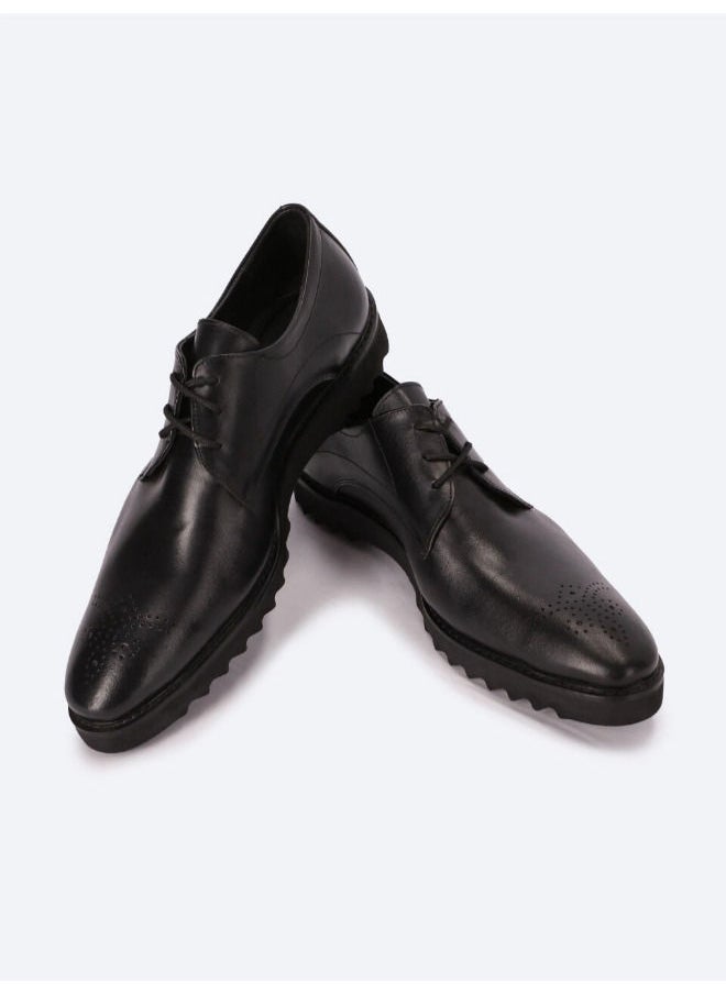 Mr.joe - Men Oxford shoes Genuine Leather Black - Image 1