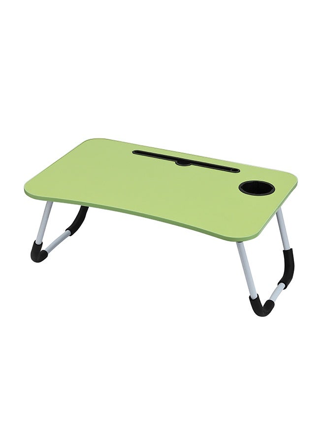 LAWAZIM Foldable Laptop Desk - Green - Portable Bed Table with Cup Holder and Adjustable, Ergonomic, Compact, and Space-Saving Design - Ideal for Working, Writing, Studying, Drawing, and Reading - Image 5