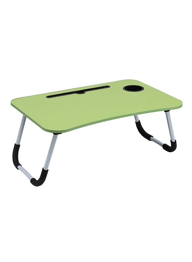 LAWAZIM Foldable Laptop Desk - Green - Portable Bed Table with Cup Holder and Adjustable, Ergonomic, Compact, and Space-Saving Design - Ideal for Working, Writing, Studying, Drawing, and Reading - Image 3
