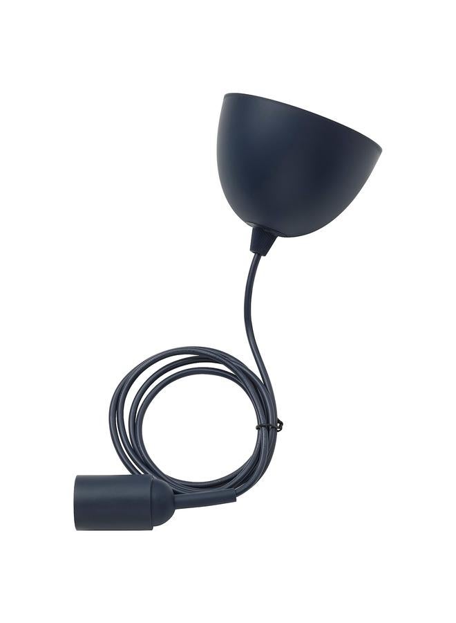 Cord set for bulb, dark blue, 1.8 m - Image 1