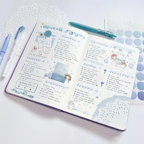 LEAGIM Blank Journal Notebook, A5, 192 Pages 100 GSM Thick Sketch Book for Women Men, Hardcover Leather Unlined Journaling for Work, Notebooks for Writing, 5.8 inches x 8.5 inches (Purple) - Image 4