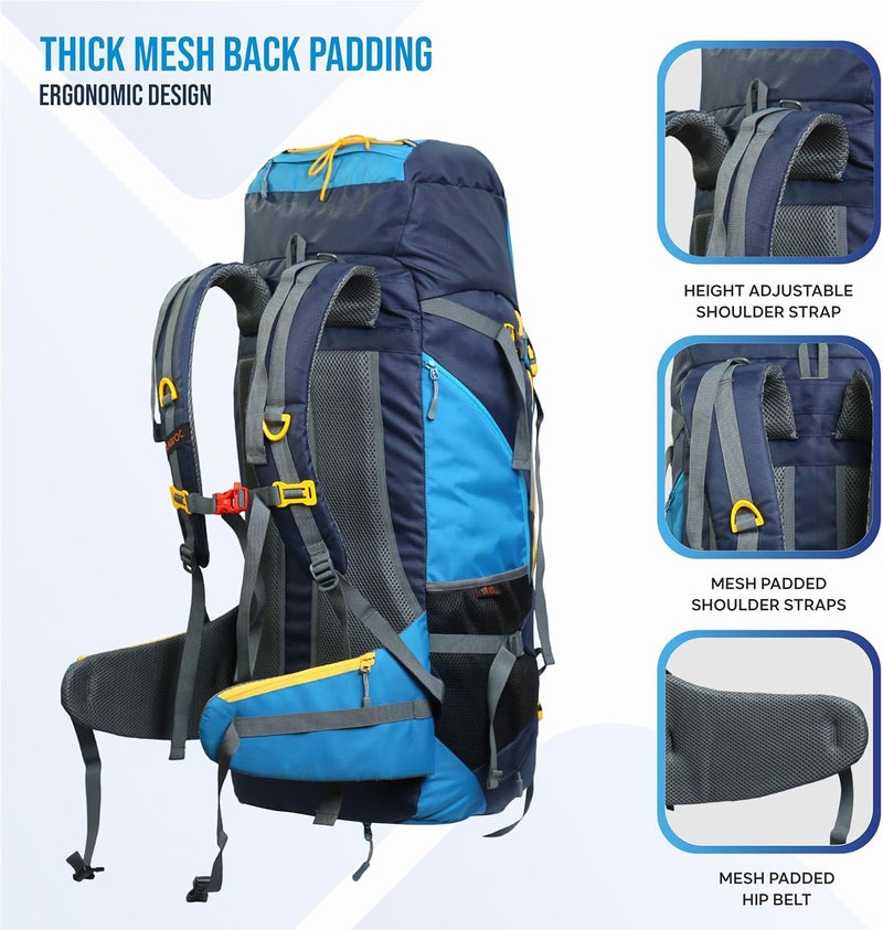 TRAWOC CLIFFHIKER 65L Trekking Backpack - Image 5