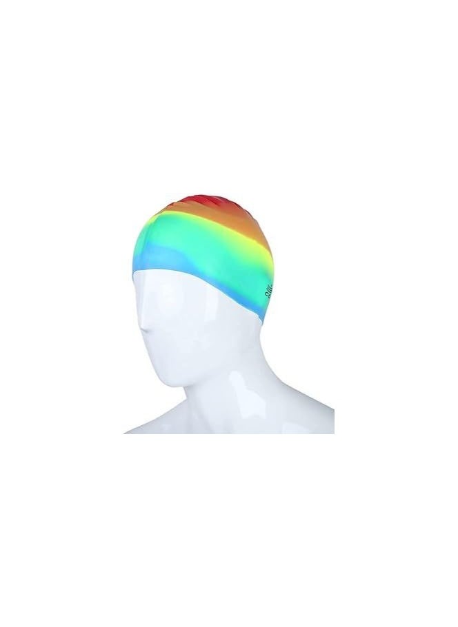 CONQUEST Luxury men's and women's swim cap that is waterproof and highly flexible for long, short and curly hair  - Image 1