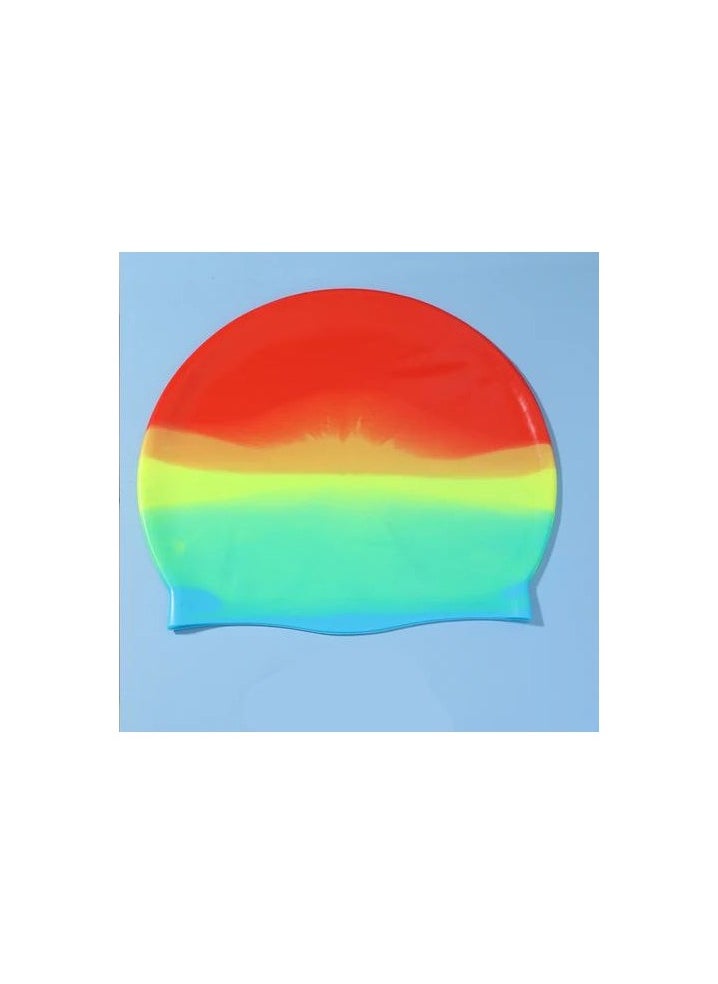 CONQUEST Luxury men's and women's swim cap that is waterproof and highly flexible for long, short and curly hair  - Image 5