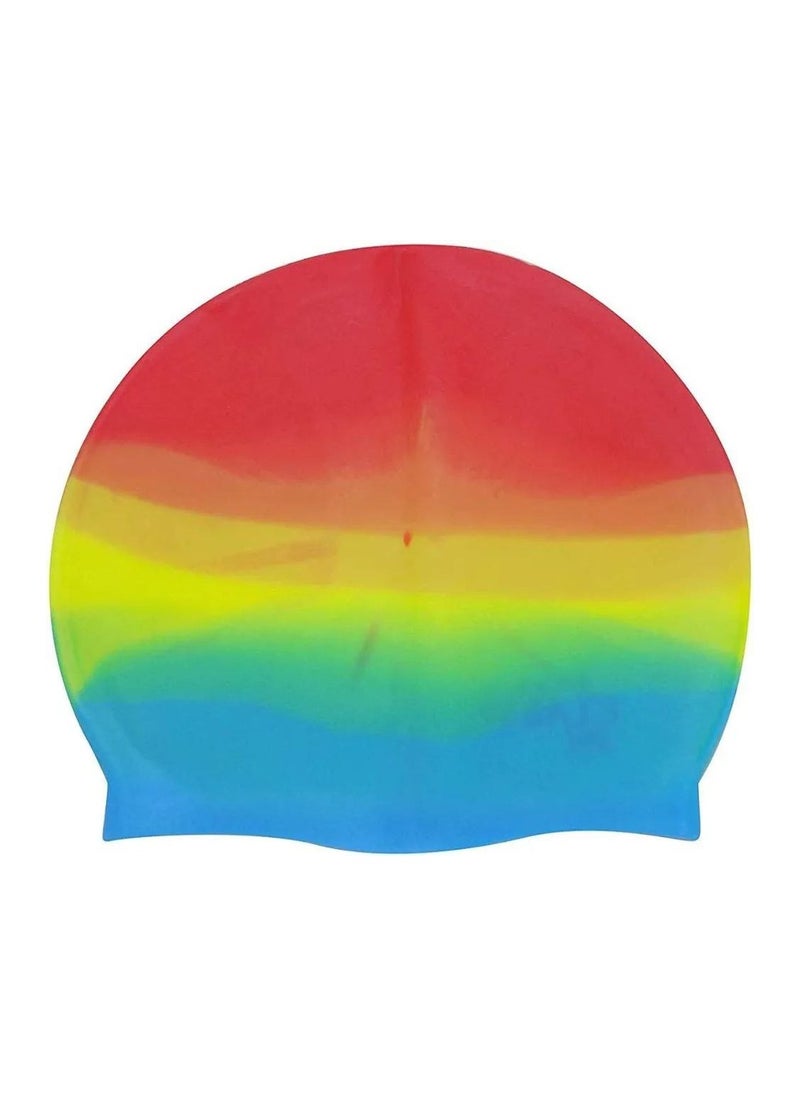 CONQUEST Luxury men's and women's swim cap that is waterproof and highly flexible for long, short and curly hair  - Image 4