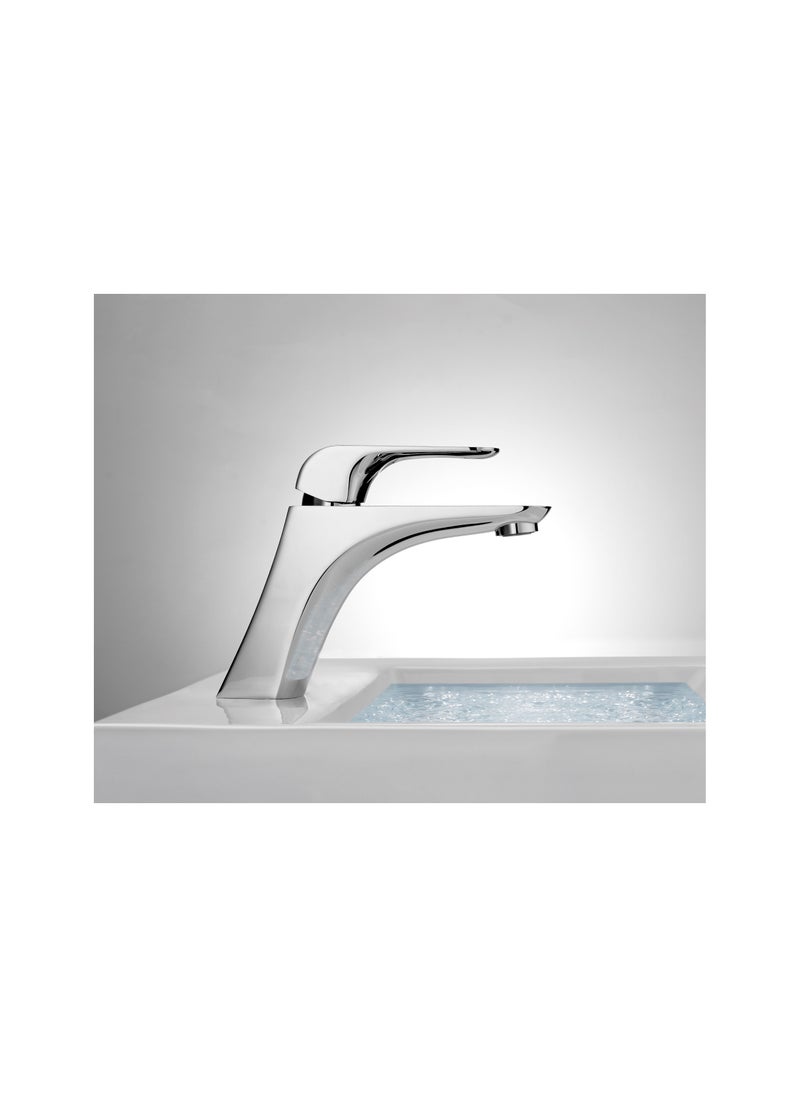 HESANIT HESANIT Elite Single Lever Basin Mixer with Popup Waste White Gold - 7001WG  - Image 2