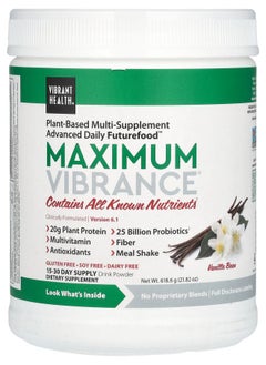 Vibrant Health Maximum Vibrance Version 6.1 Vanilla Bean 21.82 oz (618.6 g) 