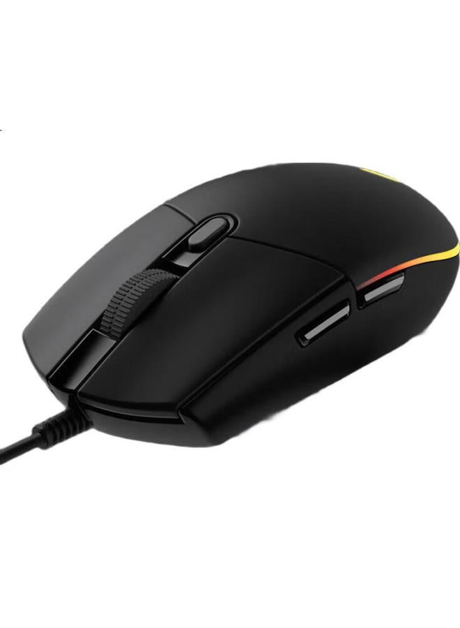 G ماوس الألعاب من الجيل الثاني G102 مع تأثيرات إضاءة RGB، خفيف الوزن، مستشعر عالي الأداء 8000Dpi، أسود، 200-8000Dpi - Image 3