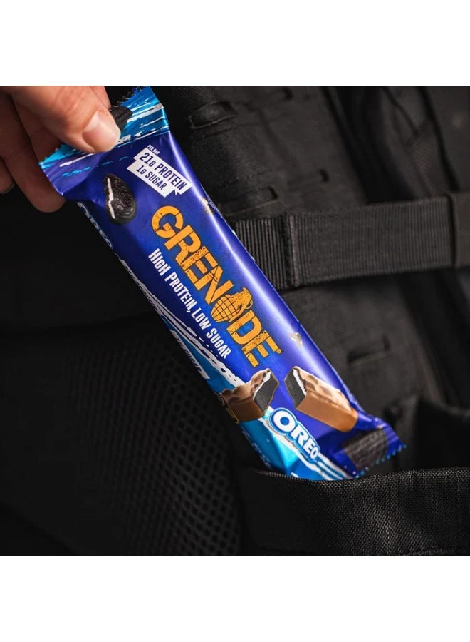 Grenade High Protein Low Sugar Bar Oreo 60g Pack of 12 - Image 3