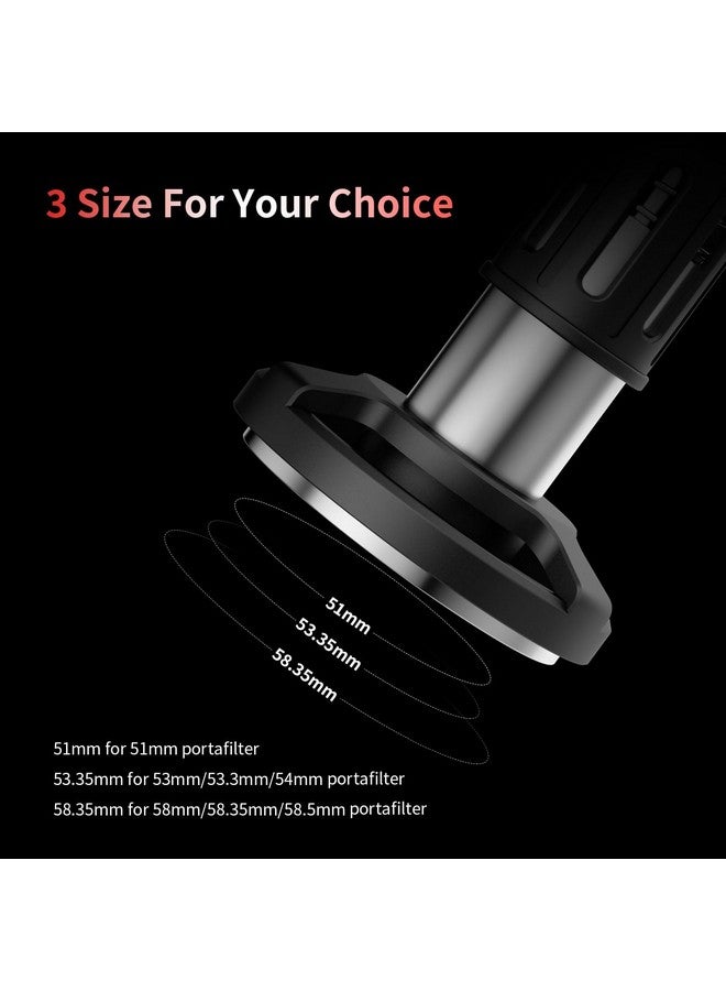 MHW-3BOMBER 58mm مكبس إسبريسو، مكبس قهوة مع ردود فعل صوتية للباريستا، أداة مكبس تأثير إسبريسو، مكبس يدوي إسبريسو مع 4 نوابض تناسب فلتر 58mm، سلسلة YU، T5862-OS - Image 2