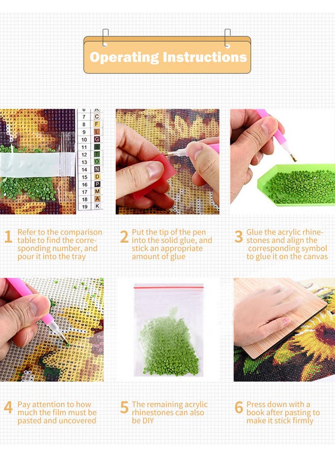 NIBEMINENT 5D Diamond Painting Kit Multicolour - Image 4