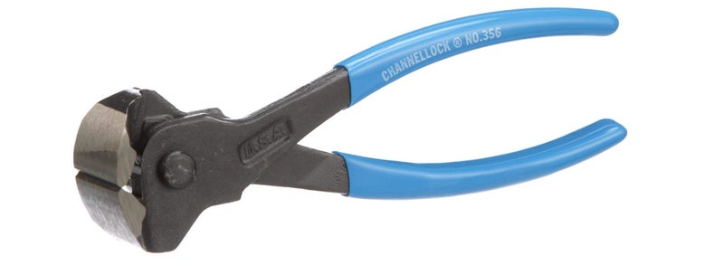 Channellock End Cutting Nippers, 6-1/4In, Blue (356) - Image 4