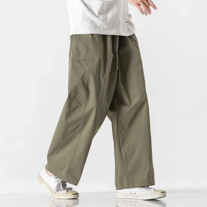 Summer plus size Japanese Port Style Loose Leisure Trend Joker bf Harlan Workwear Straight Leg Pants K118/P50 - Image 4