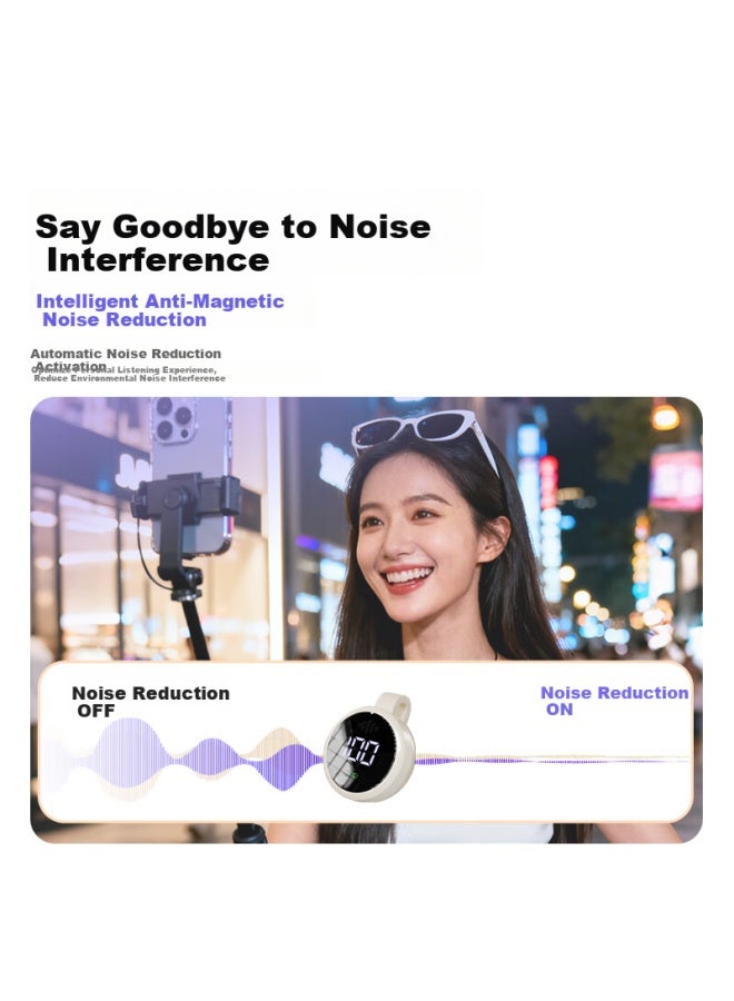 Soaiy Mk51 Wireless Dual-head Lavalier Microphone Recording Equipment Short Video Outdoor Tiktok K-singing Mukbang Professional Noise-canceling Portable Wireless Microphone One-to-two - Image 2