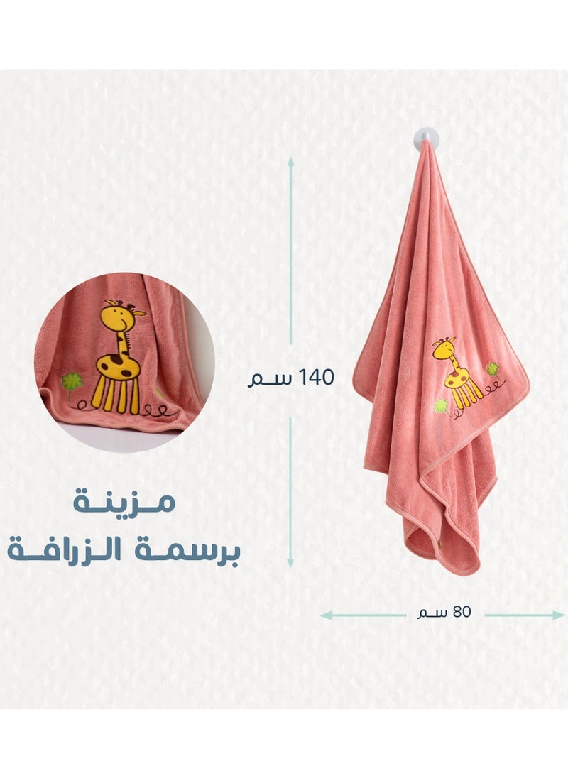 ريفي منشفة أطفال كبيرة مشمشي ريفي  - Image 2