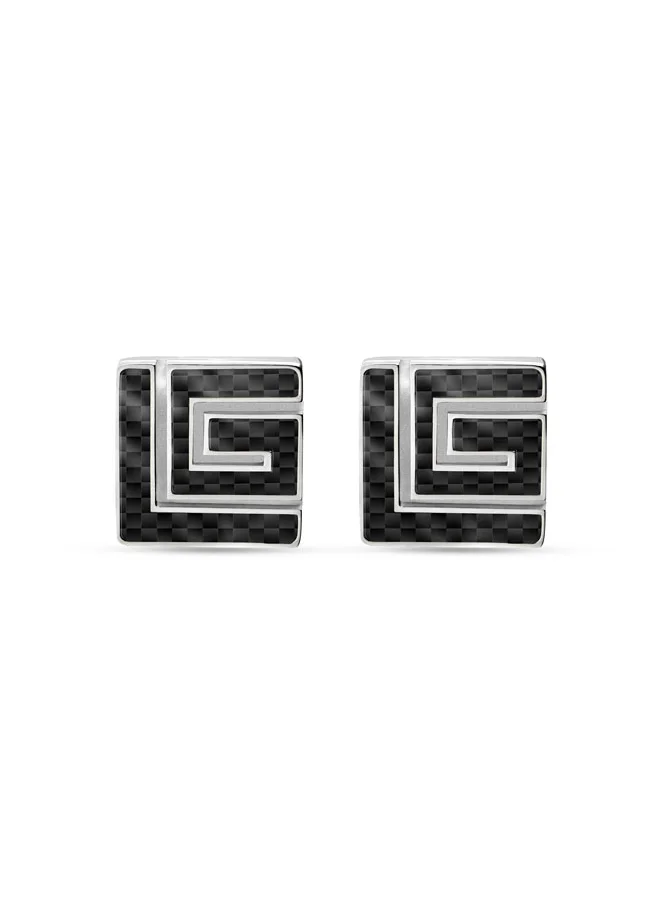 غاي لاروش Lucien Silver Cufflinks for Men