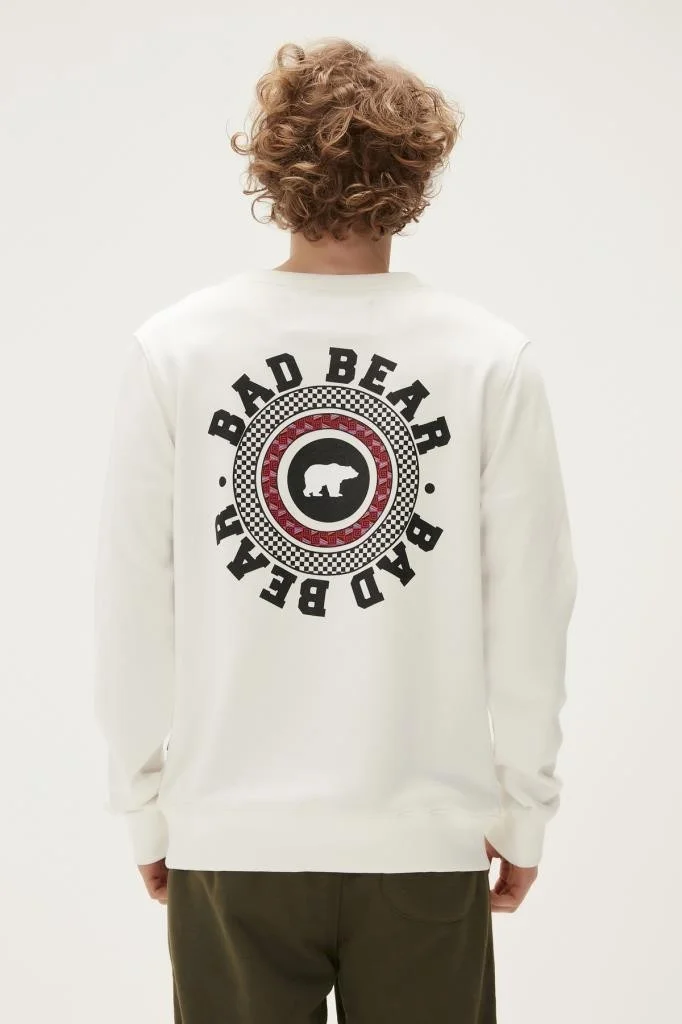 باد بير Men's Off-White Sweatshirt Roundad Crewneck