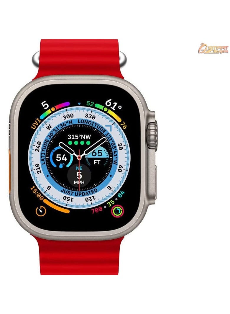 Soft Silicone Ocean Band Compatible With Apple Watch Ultra Band 49mm,45mm,44mm,42mm for Men And Women High-Quality Adjustable Bands - Image 3