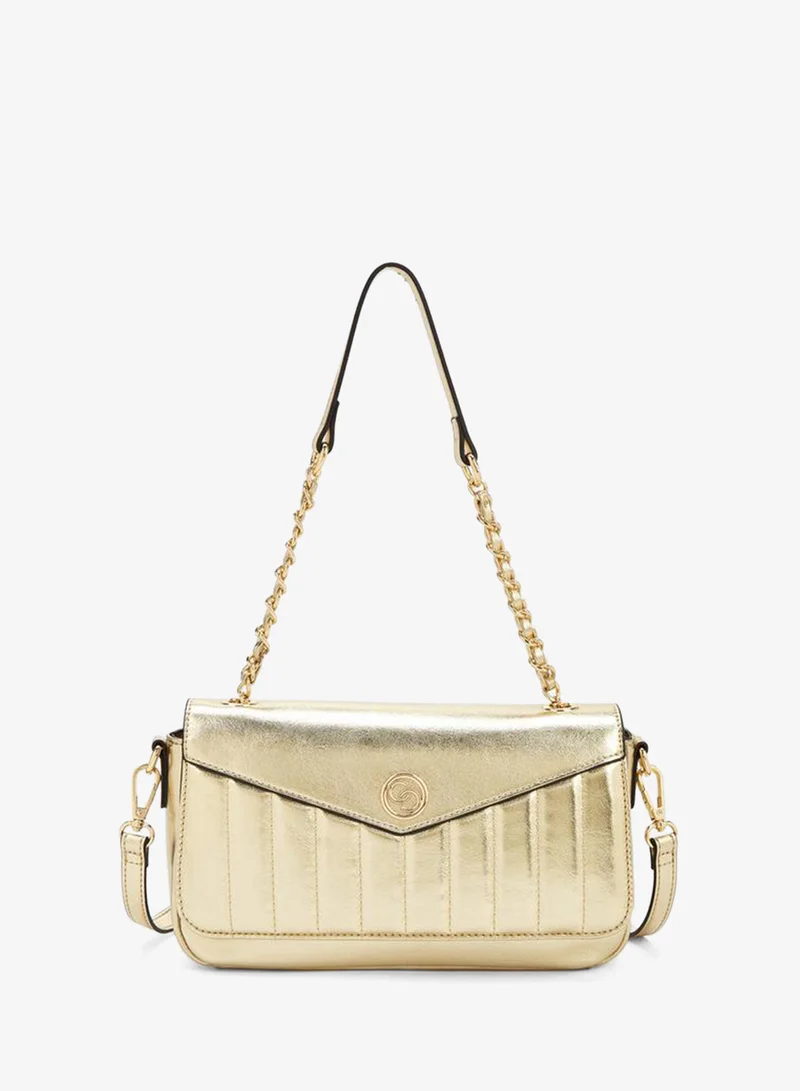 Celeste Quilted Crossbody Bag with Detachable Strap