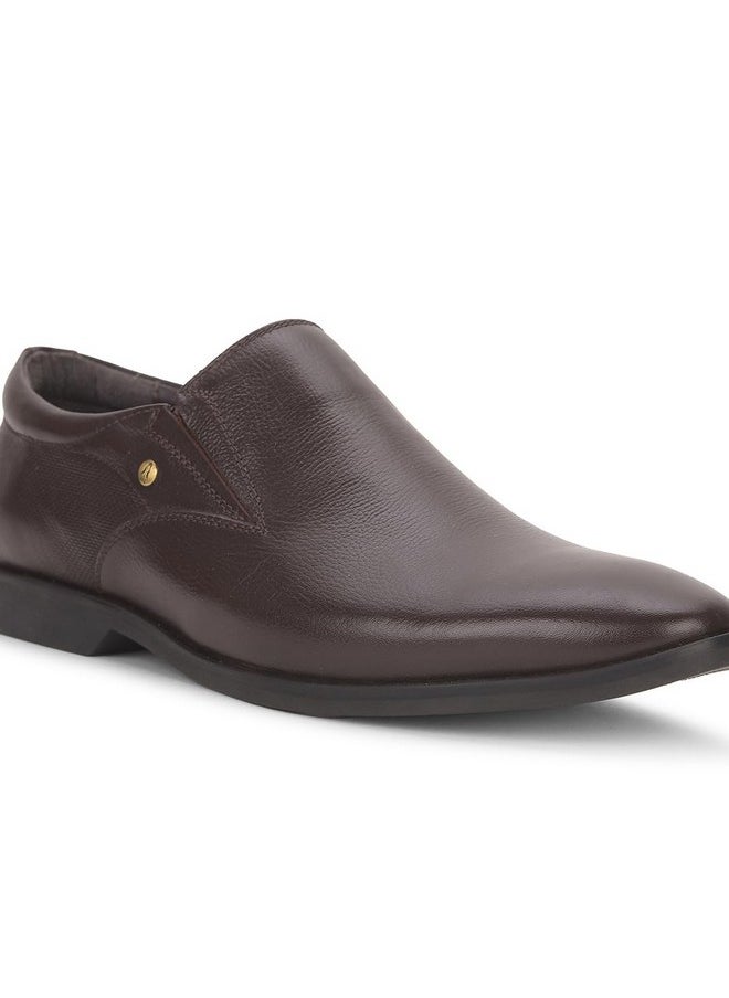 Hush Puppies - Hus Puppies Mens Shoe Alpha Slipon E 24 8554050_Brown_UK8 - Image 1