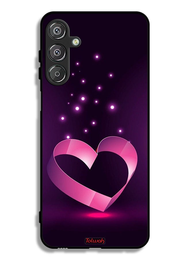 Tolwak Samsung Galaxy F36 Protective Case Cover Heart Art - Image 1