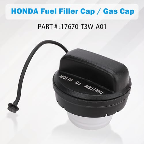 Konduone Gas Cap, Fuel Filler Cap Compatible With 2006-2020 Honda Accord, Civic, CR-V, Fit, HR-V, Insight, Odyssey, Pilot, Crosstour - Replaces 17670-T3W-A01 - Image 2