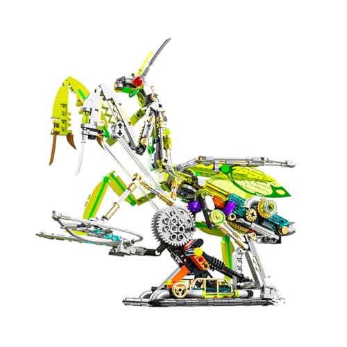 GOTIMON Animal Mechanical Mantis Building Block Set 999 Pieces Educational Construction Toy for Adults and Children - Image 1