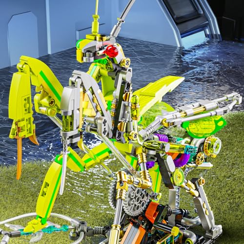 GOTIMON Animal Mechanical Mantis Building Block Set 999 Pieces Educational Construction Toy for Adults and Children - Image 5